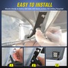 Nilight Ditch Light Brackets Hood Hinges Mount Brackets for Auxiliary
