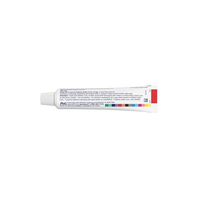 Crest- Dentífrico contra el sarro y anticavidad con flúor, pasta