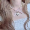 Stocking Stuffers Gifts for Women Bow Necklace Pearl Choker Necklace