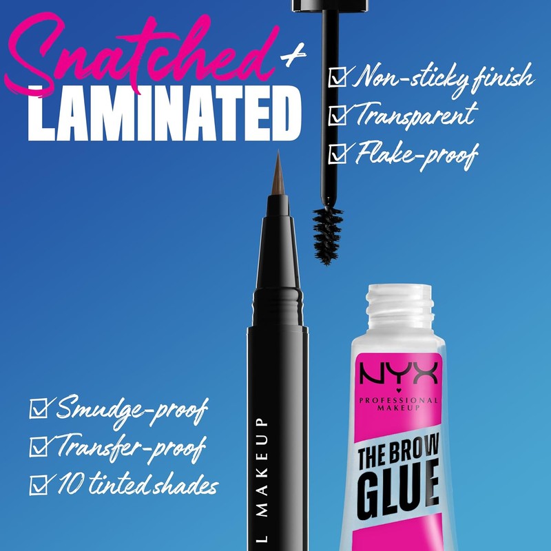 NYX PROFESSIONAL MAKEUP The Brow Glue, gel para cejas con