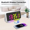 PERSUPER 120db Super Loud Alarm Clock for Heavy Sleepers, Bluetooth