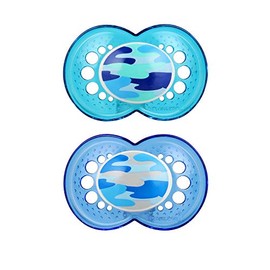 MAM Camo Orthodontic Pacifier, Boy, 16+ Months, 2-Count