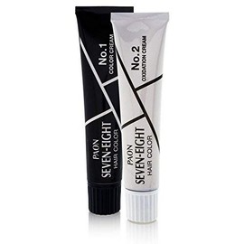 Paon Seven-eight Hair Color [ Only 7-8 Minutes to Color Hair ] #7 Soft Black < Cream Type > by Chemical Hair Dyes