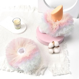 WBZOTSS Girls Ruffle Socks Becorated With Super Fluffy Lace Tutu Dance Dressy Socks 3 Pairs (US, Age, 1 Year, 3 Years, 3 pairs)