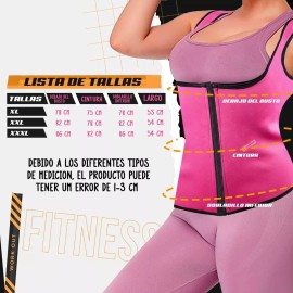 J.H. Company Faja Colombiana Chaleco Neopreno Reductor Gym Jb-8038