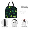JIMOWANG Dinosaurs Portable Lunch Bag Compact Tote Bag Reusable Lunch