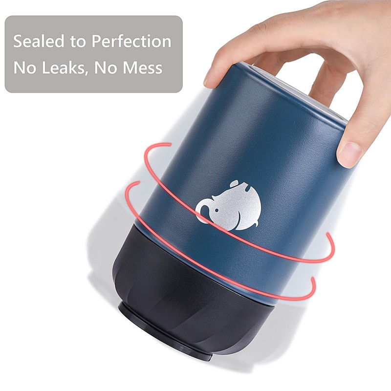 Thermo Food Container - Insulated Food Container with Foldable Fork&