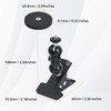 UTEBIT Dual Ball Head Cameras Clip for GoPro, with 1/4''