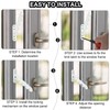 MECCANIXITY Window Restrictor Latch Window Safety Lock Stopper, Limit Stay