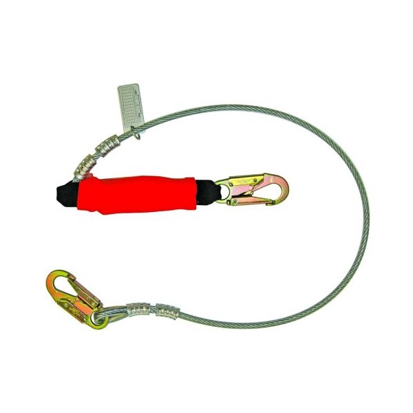 Guardian 01245 6-Foot Coated Cable Lanyard with Removable Flame Resistant Cover