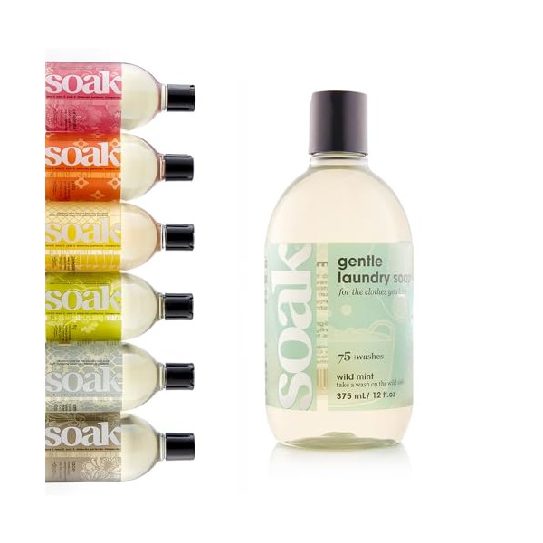Soak Soak Laundry Soap C No Rinse, Plant Derived Hand