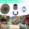 3/8'' 6T Spur Sprocket Clutch Drum Kit for Stihl MS192T