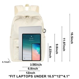 CAMTOP School Backpack Teens Girls School Bookbag Elementary Middle School Students Backpacks Casual Daypack Travel