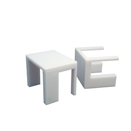 SplashNColor Bookshelf Hook Clip Aligner Shelf Straightener - Compatible with IKEA Billy Bookshelves - Pressure Fit Tool for Secure and Level Shelves - Easy Installation - Durable - White (2 Pack)