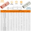 SVAAR 6 PCS 0000 Gauge Non Insulated Butt Connectors 4/0
