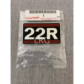 Toyota Genuine Toyota 22R Engine Plate Decal 4Runner Pickup Celica Corona 80-91 OEM