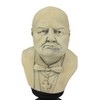 Things2Die4 Molded Plaster Winston Churchill with Cigar Bust Statue