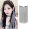 mefeny Hair Extension, Inner Color, For Children, Women's, Ponytail, Straight,
