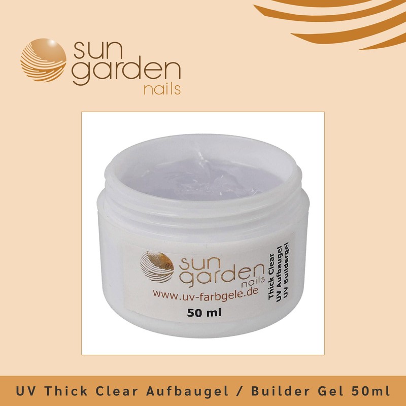 Sun Garden Nails - Builder Gel Thick Clear/Builder Gel 50