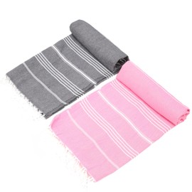 Heré Mood Beach Towel, Hammam Towel, Sauna Towel Set, 1 & 2 Pack, 100% Cotton, High-Quality Bath Towel and Shower Towel, Picnic Blanket, Extra Light