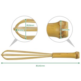 Morikuru TK04-17 Bamboo Stirrer, Made in Japan, Length 5.7 inches (14.5 cm), Wood, Wood, Bamboo Madras Dressing, Root Bamboo, SG Wonder Zone