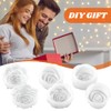 6PCS Silicone Candle Molds Set - Rose & Flower Design