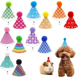 12 Gorros De Cumpleaños, Fiesta Temática, Cumpleaños Perro, Celebración Familiar, Sombreros De Fiesta De Tela No Tejida, Accesorios Decorativos Para E