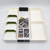 Silverware Drawer Organizer 3 in 1 Eco Friendly Plastic Multifunction