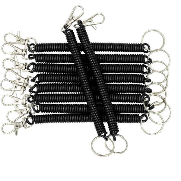 YCeru Retractable Keychain - Coil Cord Key Holder Lanyard with