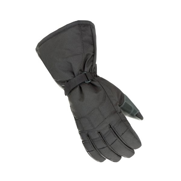 Joe Rocket Sub Zero Men's Textile Street Bike Racing Motorcycle Gloves - Black/Black/X-Large