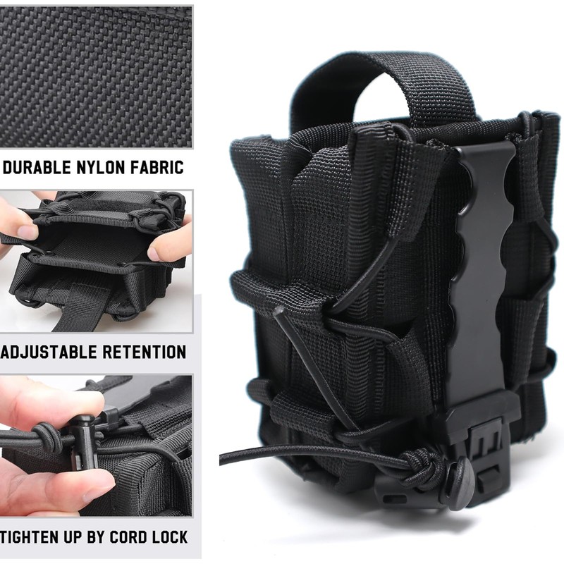Double Handcuff Pouch ASP Handcuff Case for Vest Molle Handcuff