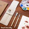 6pcs Kolinsky Travel Watercolour Brushes, Professional Sable Watercolour Paint Brushes