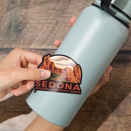Die Cut Sticker Sedona, Arizona, Snoopy Rock, Vinyl Sticker, (Waterproof Decal for Cars, Water Bottles, Laptops, Coolers), Large