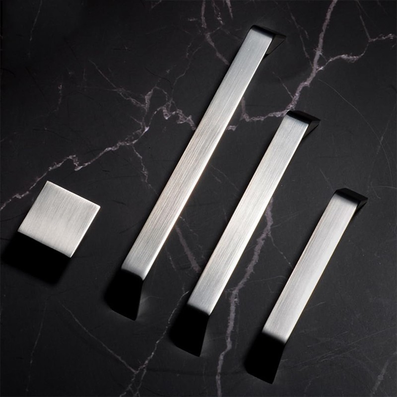 SYZOW 6 Pack 192mm Kitchen Cabinet Handles Brushed Nickel Cabinet
