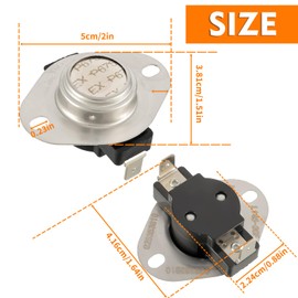 HUAREW 02535381000 Furnace Temperature Limit Switch L145-30F for York Coleman, Replace 02535381000 S1-02535381000 212439 60T11, SPDT Auto Reset