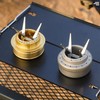 Foldable Alcohol Stove Pot Stand,Stainless Steel Crossing Pot Holder,Camping Kettle