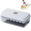 Renjzle Ice Tray, One-Push Easy Removal, Large Capacity, 32 Pieces