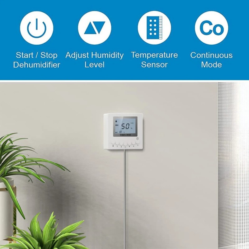 Alorair Remote Controller for Digital Humidity, Temperature, Adapt The Humidity