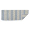 DII Woven Rugs Collection Recycled Yarn, Runner 2'3"x6', Stonewash Blue