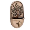 Roman Inc. 6"H Holy Water Font Tree of Life Bronze