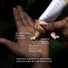 54 Thrones African Beauty Shea Butter, Intensive Dry Skin Support, Moisturizing Body Butter for Women, Moisturizing Body Balm and Cream, Kenyan Hibiscus + Moroccan Rose