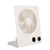 Ultra Thin Table Fan Desktop Flat Battery Operated Standing Hanging