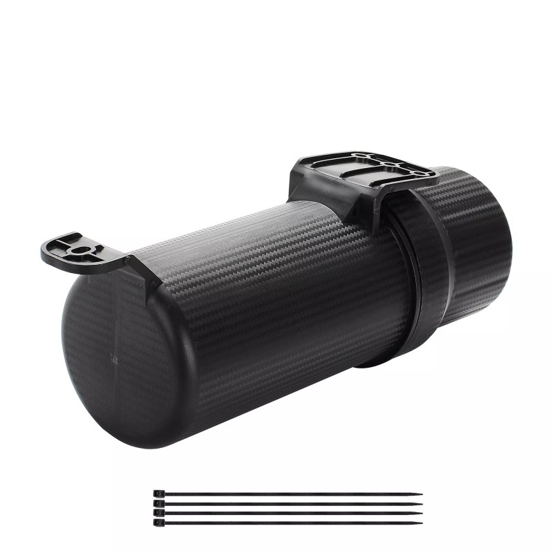 GIDIBII Motorcycle Universal Tool Tube Kit Waterproof Storage Canister Box+Mounting