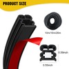 52.5Ft Car Door Seal Strip Car Weather Stripping Double Layer
