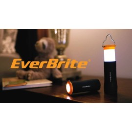 EverBrite 2 Packs 2-in-1 Mini Lanterns Flashlights 3 Modes LED Zoomable Torches