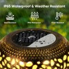 NFEVER Solar Lantern Replacement Top: 2 Pack Round LED Light