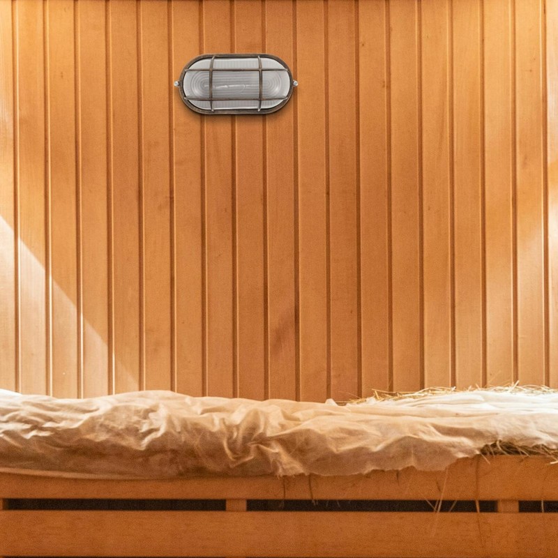 Milisten Sauna Room Explosion Lamp Anti-High Temperature Round Lamp Waterproof