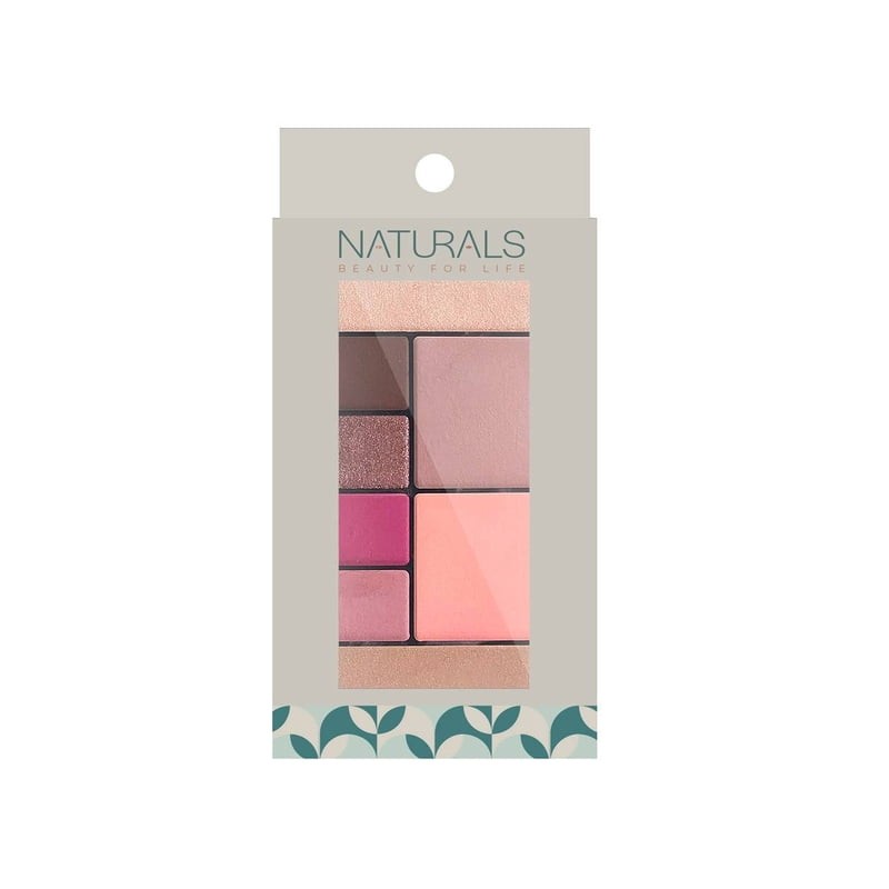 Paleta De Sombras Naturals Tono Frio Compacta 12gr