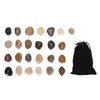 25pcs Rune Stones Set Good Luck Eliminate Negativity Lightweight Divination