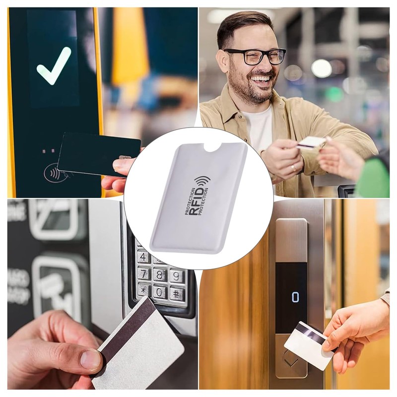 BLOOPIC IC Card Anti-Skimming Case Magnetic Shield Anti-Magnetic Card Case